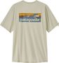 Camiseta Patagonia Capilene Cool Daily Boardshort con logotipo en blanco para hombre
