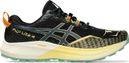 Asics Fuji Lite 4 Black Yellow Trail Running Shoes
