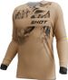 Mountainbike-Trikot mit kurzen Ärmeln „Shot Station Charge“ in Gold für Erwachsene