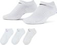 Calcetines (x3) Unisex Nike Everyday Amortiguados Blanco