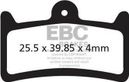 Ebc - Plaquettes de Frein Hope Evo V4 Downhill Organique (Dh)