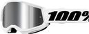 Maschera 100% Strata 2 Bianca/Lenti Specchiate Argento