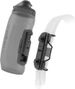 Portabottiglie Fidlock Tex Base + Bottiglia Fidlock 590 Trasparente Nero