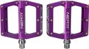 Pair of Neatt Attack V2 8 Pin Purple Flat Pedals