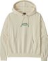 Sudadera con capucha Patagonia '95 Oval Logo Daily Hoody Blanca Mujer