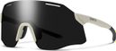 Smith Vert PivLock Matte Bone Sunglasses - ChromaPop Black Lens