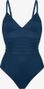 Maillot de bain 1P Menstruel - Flux moyen - Bleu Marine