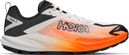 Chaussures Trail Hoka Zinal 3 Blanc/Orange Homme