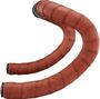 Supacaz Pure Leather Coffee Brown Handlebar Tape with End Caps