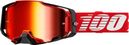 100% Armega Red Mask / Red Mirror Lens
