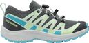 Chaussures Trail Salomon XA Pro V8 Bleu/Vert Enfant