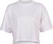 Wordmark Women's Premium Crop Short Sleeve T-Shirt White