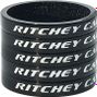 Ritchey Glossy Carbon Headset Spacers Black x5