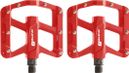 Coppia di pedali piatti Parts 8.3 Criminal Red