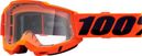 100% ACCURI 2 OTG mask | Orange | Clear glasses