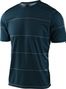 Troy Lee Designs FLOWLINE STACKED LIGHT Kurzarm Jersey Blau