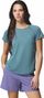 Maglietta tecnica Columbia Bogata Bay blu da donna