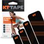 KT Tape Starter Pack Precut Strap Roll Jet Black