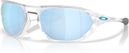 Oakley Cage Jacket Sunglasses, Matte Clear/Prizm Deep Water Polarized/OO9537-0261