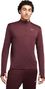 Camiseta térmica con 1/2 cremallera Nike Element Red para hombre
