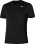 Heren Mizuno Impulse Core Zwart Jersey met korte mouwen