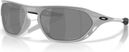 Oakley Cage Jacket X Sunglasses - Silver/Prizm Black Polarized/OO9537-0961