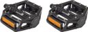 Coppia di Pedali Flat Parts 8.3 Rebel Nero