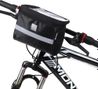 Sacoche de guidon de vélo avec pochette téléphone 2L - Noir