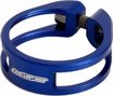 MSC Sattelklemmmutter Licht CNC 8,5 gr + IT Blau 34,9 mm