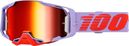 100% Armega Fausto Mask / Red Mirror Lenses