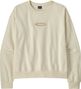 Sudadera de manga larga Patagonia '95 Oval Logo Daily Crew Blanca Mujer