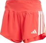 Pantalón Corto adidas adizero Gel 3inch Mujer Rojo