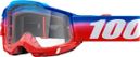 100% Accuri 2 Unity Blue Red Goggle / Clear Lenses