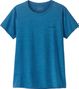 Patagonia Cap Cool Daily Logo Blue Women's Technical T-Shirt and Boardshorts