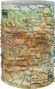 Girocollo Unisex Buff Coolnet UV Camino Verde/Beige