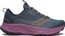Saucony Ride TR2 GTX Bleu Violet Femme 