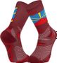 Chaussettes BV Sport Trail Ultra High ''Réunion'' Rouge