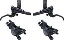 Shimano SLX M7100 Resin J-Kit Rem Paar (zonder schijf) 165cm 95cm Zwart
