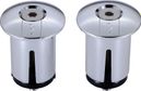BBB ScrewOn Silver Handlebar End