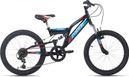 VTT enfant tout suspendu 20  Zodiac noir-rouge TC 31 cm KS Cycling