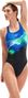 Speedo Eco+ Placem Dig Leaderb 1 Piece Swimsuit Blue Black