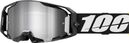 Maschera 100% ARmatic Nero/Vetro Specchiato Silver Flash