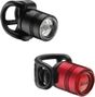 Paire d'Éclairages Lezyne Femto Drive Pair Noir Rouge