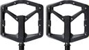 Coppia di pedali Crankbrothers Stamp 3 in magnesio nero