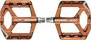 Paar platte pedalen HT Components Supreme ANS10 Brons
