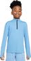 Top con 1/2 zip Nike Dri-Fit Multi UV Blue da ragazzo