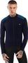 Maillot vélo thermique homme Cyclisme SRX M4 Cubilla Bleu Marine