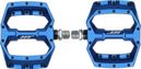 Coppia di pedali piatti HT Components Spider AF03 blu reale