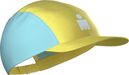 Casquette Compressport 5 Panel Ironman 2026 Jaune/Gris/Bleu