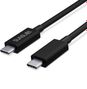 Sunslice Câble USB-C vers USB-C 1 m 60W 3A Noir